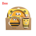 Lovely Bee Pattern Kids Dinner Sets for Party Supplier